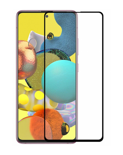 Vidro Temperado Samsung Galaxy A51 Preto 5D