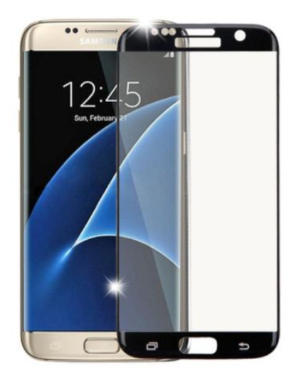 Vidro Temperado Samsung Galaxy S7 Edge 5D Preto