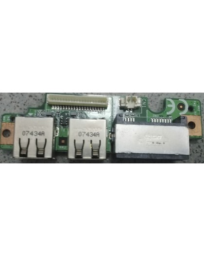Placa Auxiliar Portas USB/Ethernet LG E500 modelo HS-16352
