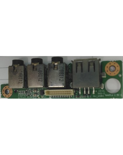 Placa Auxiliar Porta USB e Saídas Áudio Insys M761SU