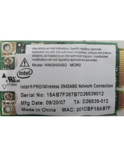 Placa Wireless Intel 3945ABG