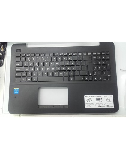 Carcaça de teclado e teclado Asus X554L
